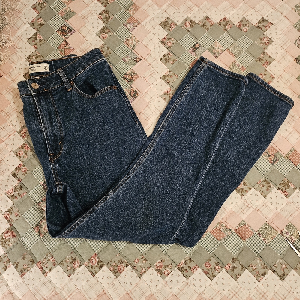 Abercrombie & Fitch -'Curve Love' Skinny High Rise Jeans - 27/4 - Picture 3 of 7